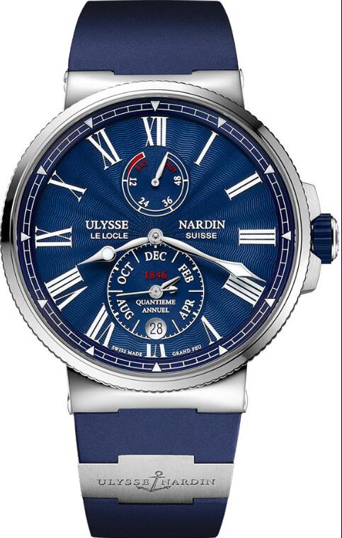 Ulysse Nardin Marine Chronometer Annual Calendar 43mm 1133-210-3/e3 Replica Watch